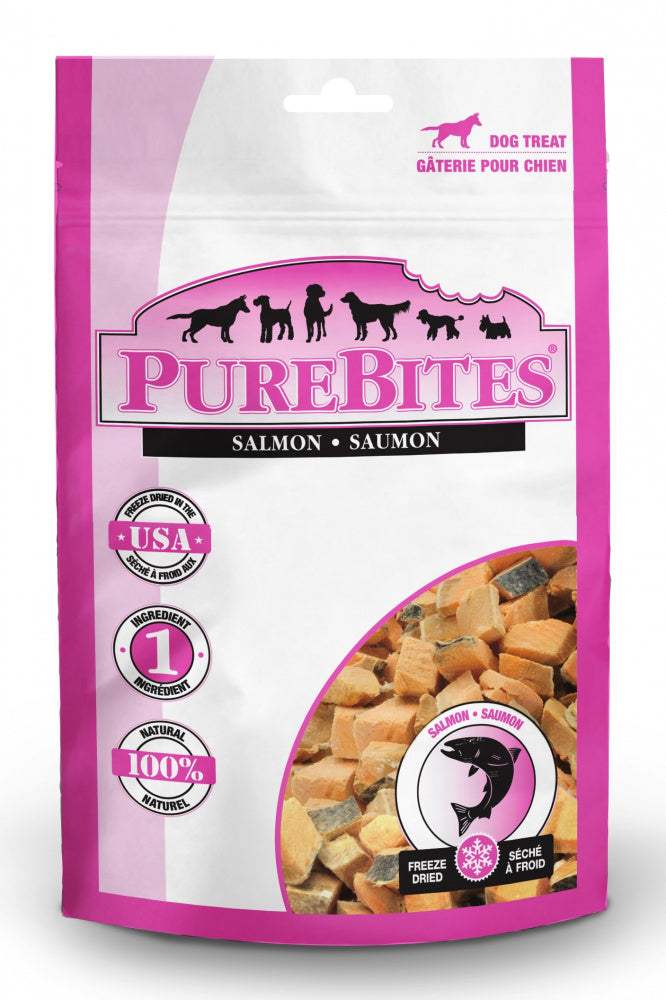 PureBites Salmon Freeze Dried Raw Dog Treats  