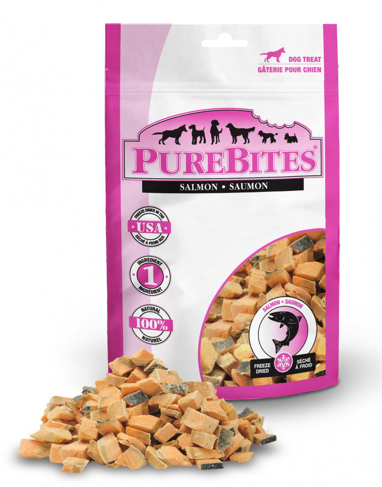 PureBites Salmon Freeze Dried Raw Dog Treats  