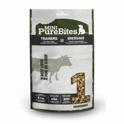 Purebites Trainers Beef Liver Freeze-Dried Dog Treats - 3.0 oz Bag  