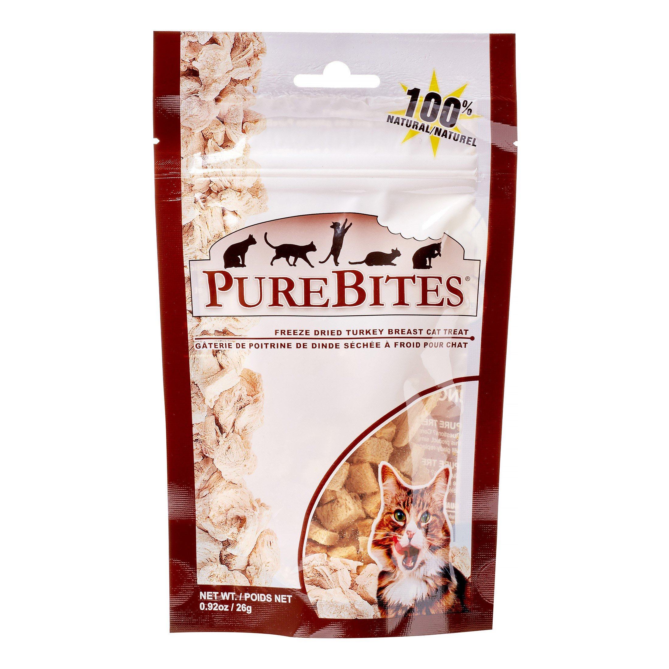 Purebites Turkey Freeze-Dried Cat Treats - 0.92 oz Bag  