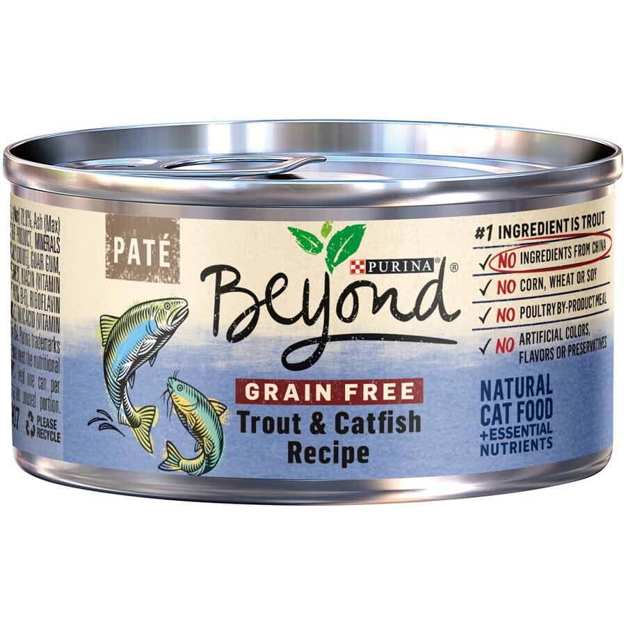 Purina Beyond Grain-Free Trout & Catfish Pate Recipe Canned Cat Food  