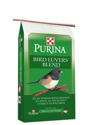 Purina Mills BirdLuvers Blend Seed and Grain Bird Food - 40 lb Bag  