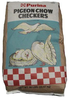 Purina Mills Pigeon Checkers Gamebird and Pigeon Bird Food - 50 lb Bag  