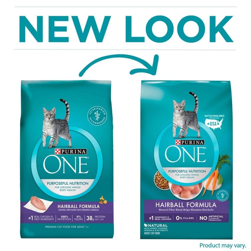 Purina ONE Advanced Nutrition Hairball Formula Dry Cat Food  