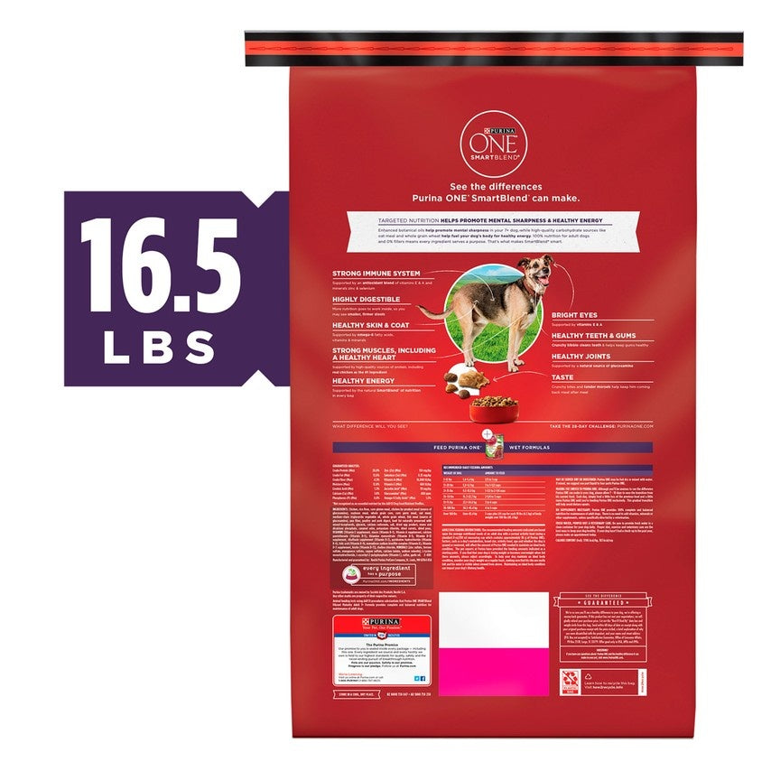 Purina ONE SmartBlend Vibrant Maturity 7+ Senior Formula Dry Dog Food  