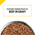Purina Pro Plan Bright Mind Adult 7+ Beef and Brown Rice Entree Dog Food Tray  