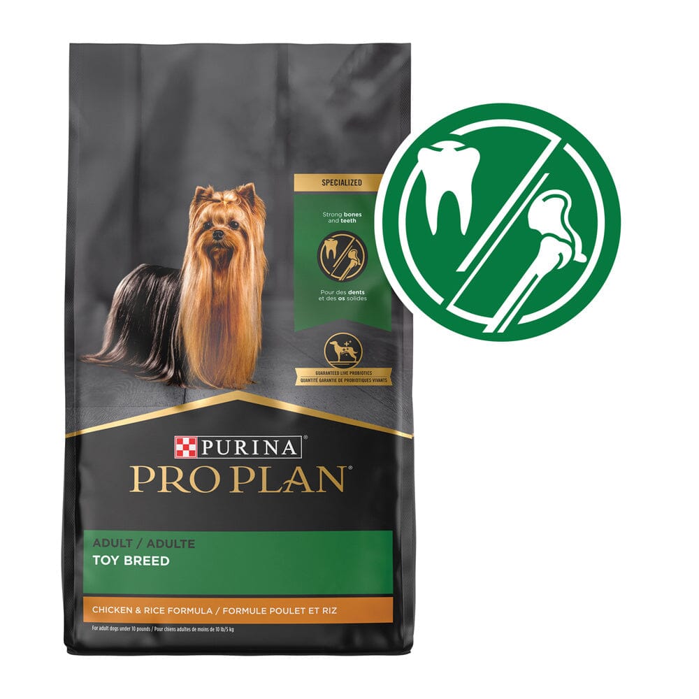 Purina Pro Plan Chicken & Rice Formula Toy Breed Dry Dog Food  