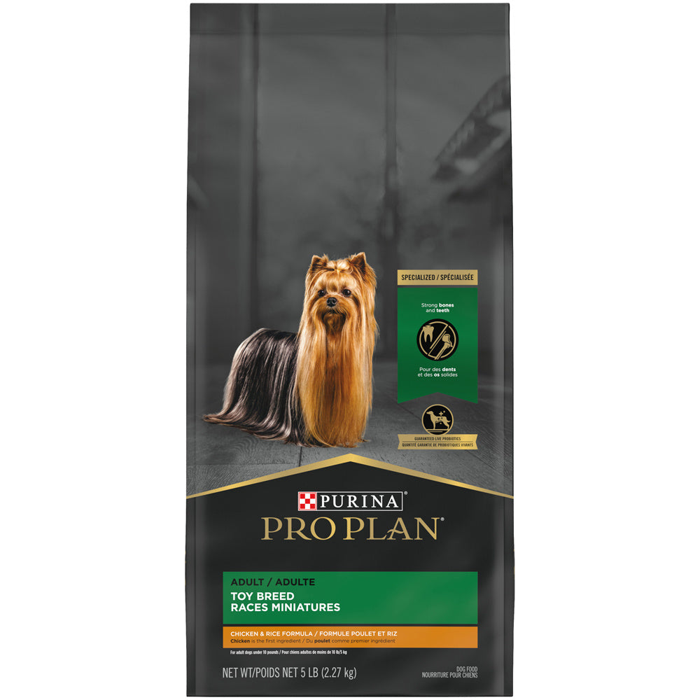 Purina Pro Plan Chicken & Rice Formula Toy Breed Dry Puppy Food  