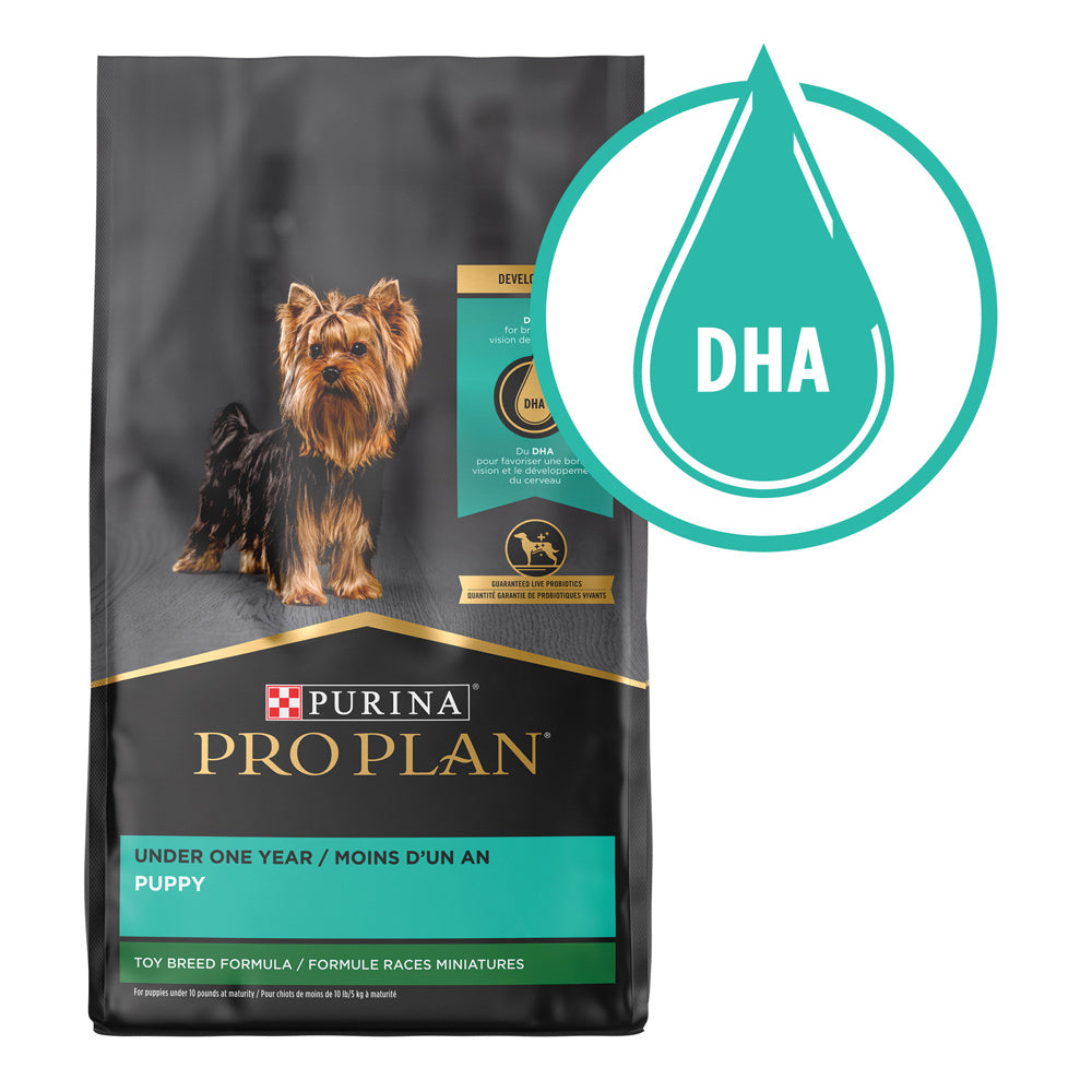 Purina Pro Plan Chicken & Rice Formula Toy Breed Dry Puppy Food  