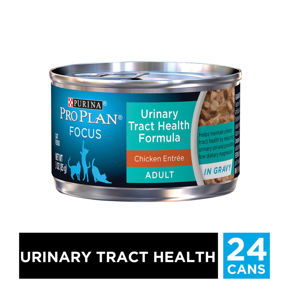 Purina Pro Plan Focus Adult Urinary Tract Health Chicken Entree Canned Cat Food  