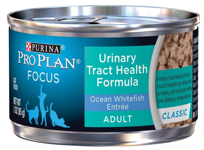 Purina Pro Plan Focus Adult Urinary Tract Health Formula Ocean Whitefish Entree Canned ...