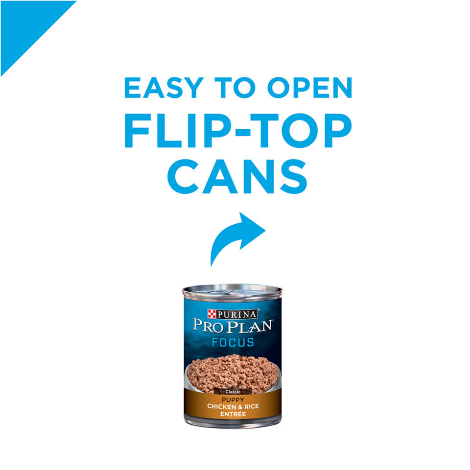 Purina Pro Plan Focus Puppy Chicken & Rice Canned Dog Food  