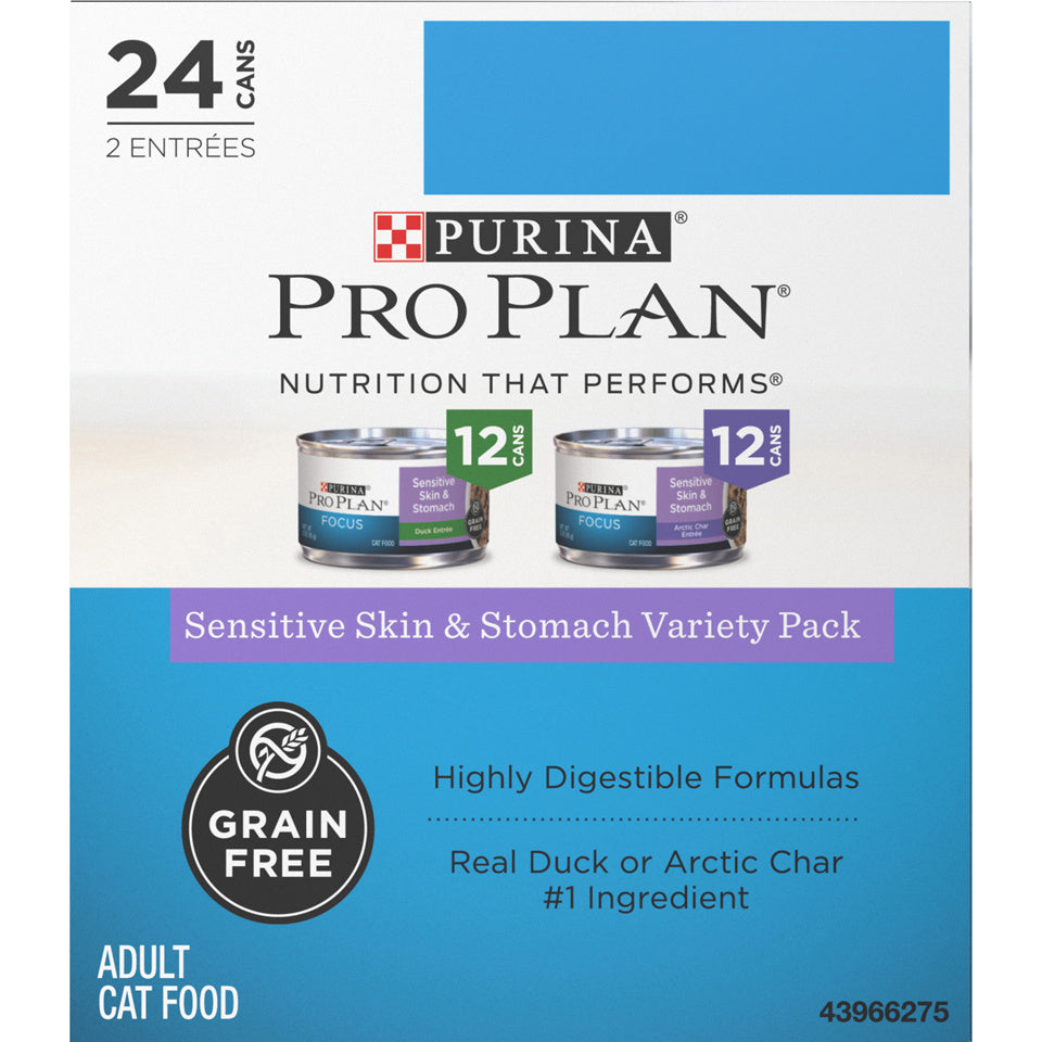 Pro plan focus sensitive 2024 skin and stomach cat