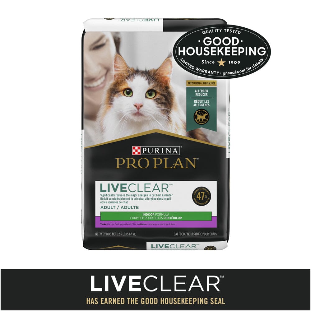 Purina Pro Plan LIVECLEAR High Protein Indoor Adult Indoor Formula Dry ...