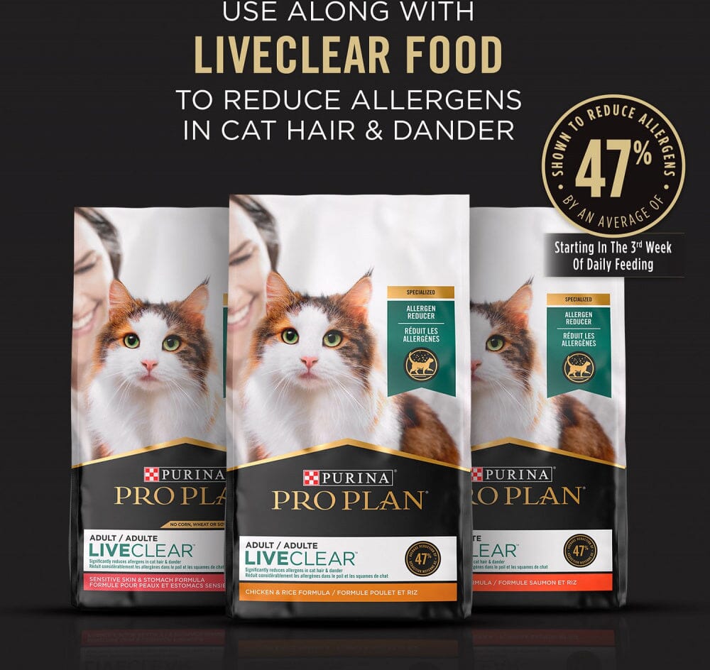 Purina Pro Plan LIVECLEAR Rinse-Free Allergen Reducing Cat Shampoo  