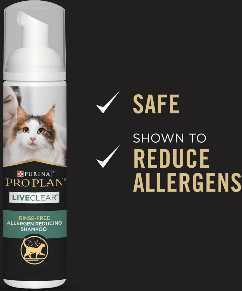 Purina Pro Plan LIVECLEAR Rinse-Free Allergen Reducing Cat Shampoo  