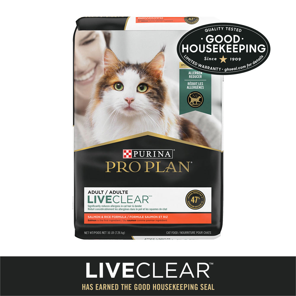 Purina Pro Plan LIVECLEAR With Probiotics Salmon & Rice Formula Dry Cat Food  