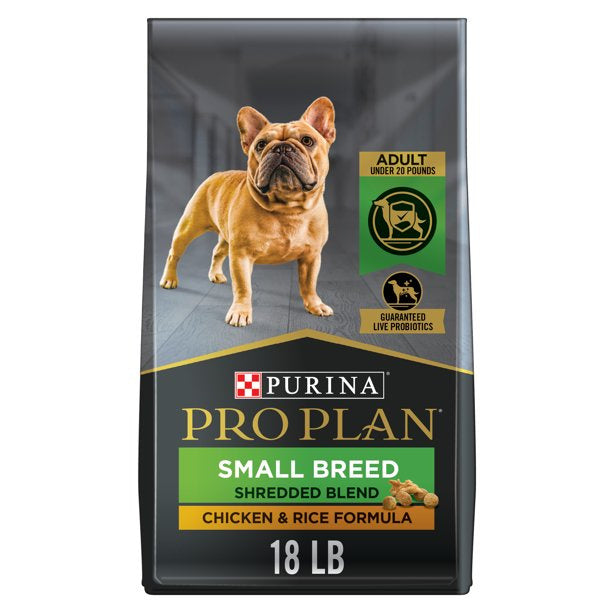 Purina Pro Plan Savor Adult Shredded Blend Small Breed Chicken & Rice Formula Dry Dog F...
