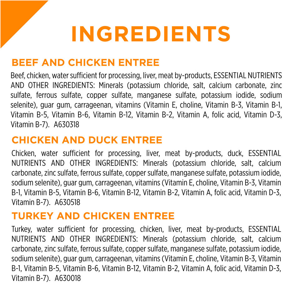 Purina Pro Plan Savor Grain-Free Classic Entrees Adult Wet Dog Food Variety Pack  