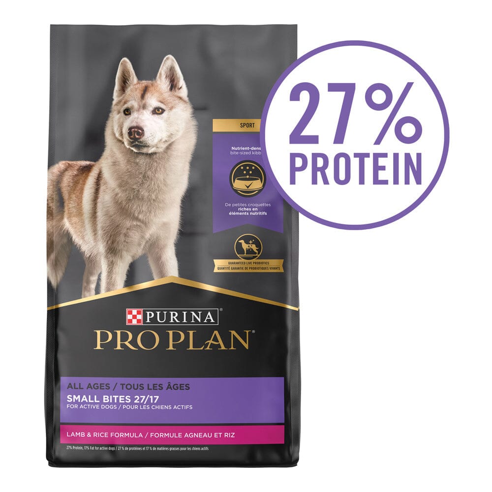 Purina Pro Plan Small Bites Lamb & Rice Formula High Protein, High Energy Dry Dog Food  