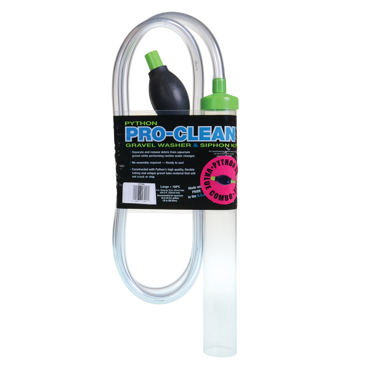 Python Pro-Clean Gravel Washer & Siphon Kit with Squeeze - Large  