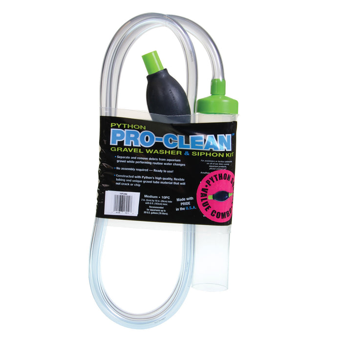 Python Pro-Clean Gravel Washer & Siphon Kit with Squeeze - Medium