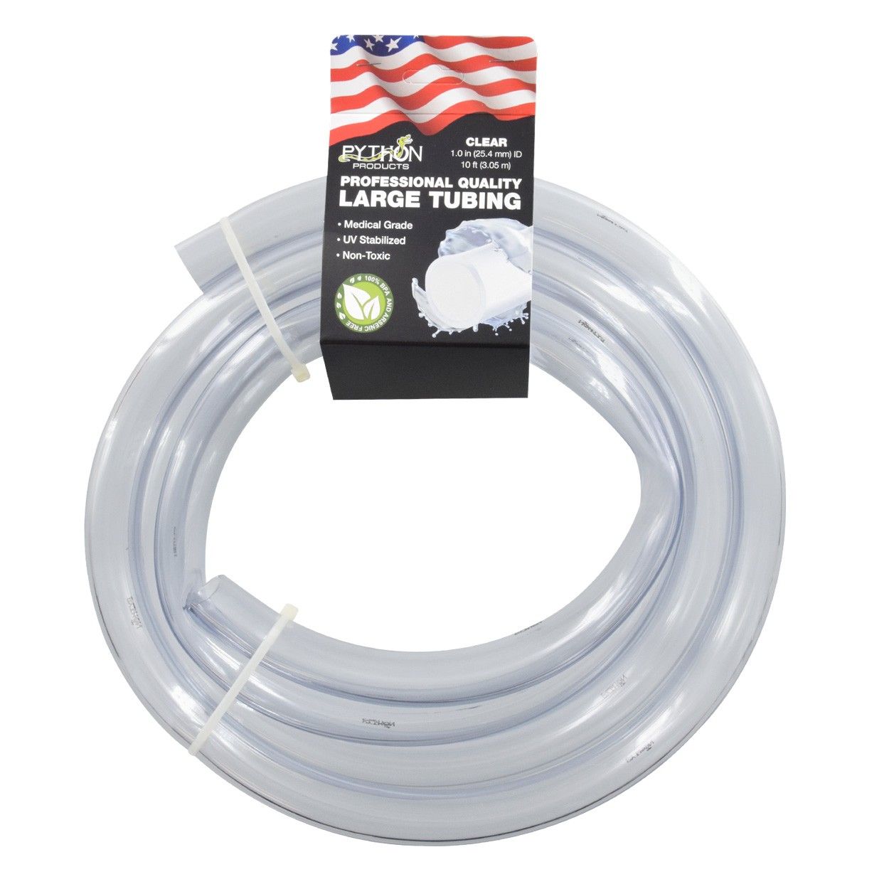 Python Professional Quality Large Tubing - Clear - 1