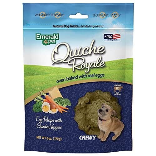 Quiche Royale Emerald Soft and Chewy Dog Treats - Vegetable - 6 Oz  