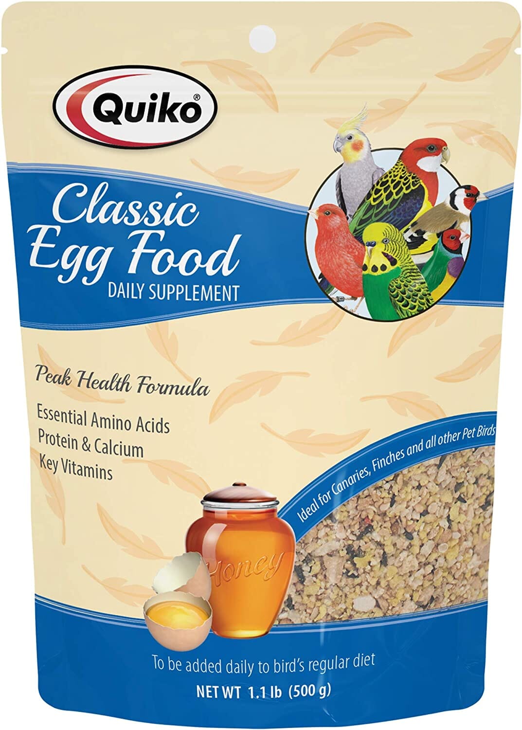 Quiko Quiko Classic Egg Food Bird Supplements - 1.1 Lb  