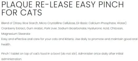 Ramard Ramard Plaque Re-Lease Oral Care for Cats - 31 Count  