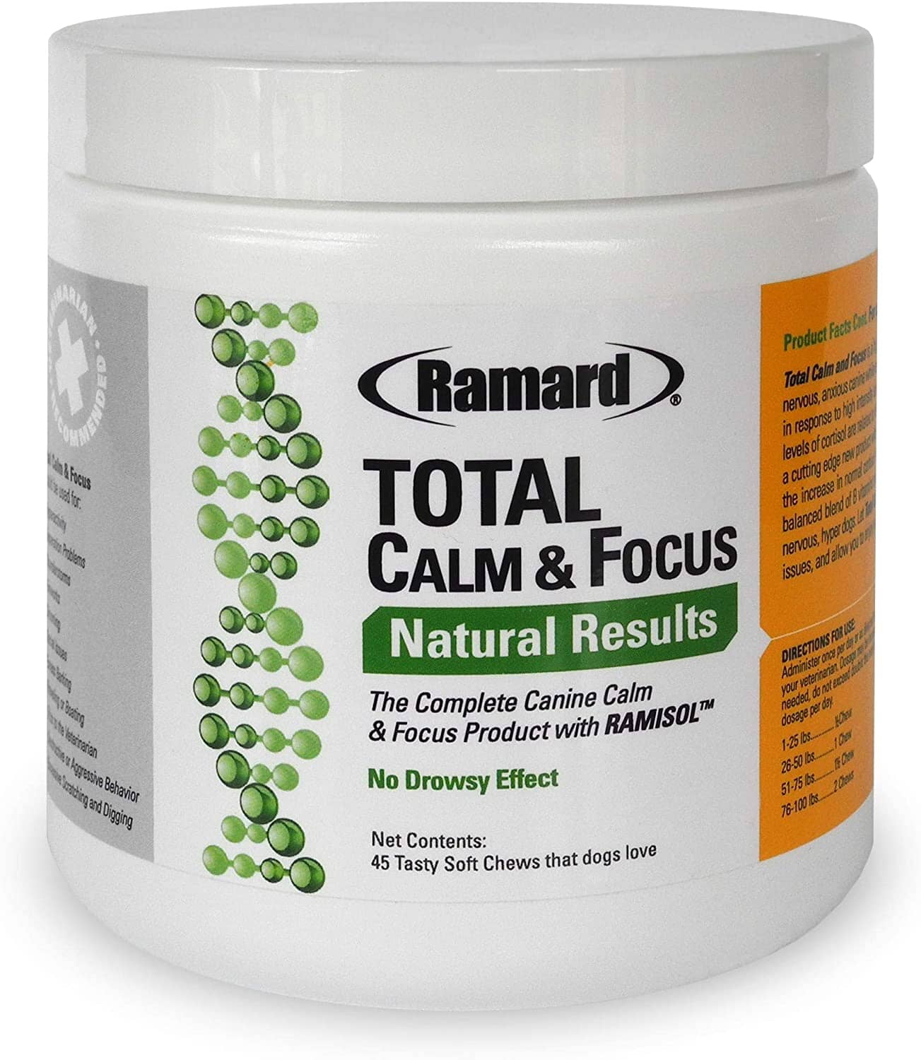 Ramard Ramard Total Calm & Focus Canine Supplements - Salmon - 45 Count  