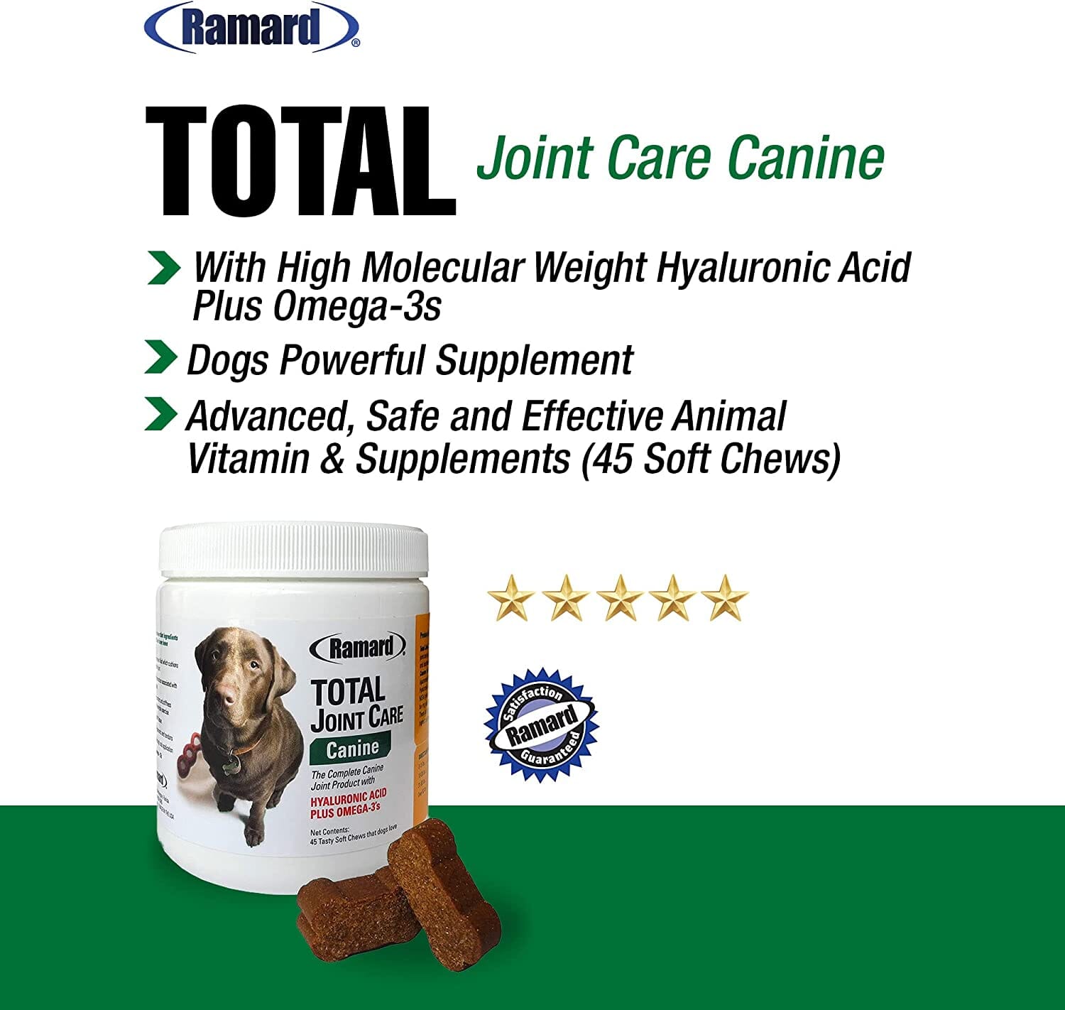 Ramard Ramard Total Joint Care Canine Dog Joint Care - 45 Count  