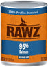 Rawz 96% Salmon Pate Canned Dog Food - 12.5 oz - Case of 12  