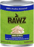 Rawz Hunks in Broth Chicken Breast & NZGM Canned Dog Food - 14 oz - Case of 12  