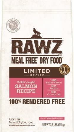 Rawz Limited Ingredient Diet Salmon Dry Dog Food - 10 lb Bag  