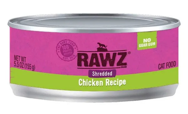Rawz Shredded Chicken Canned Cat Food - 3 oz - Case of 18