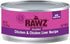 Rawz Shredded Chicken & Chicken Liver Canned Cat Food - 3 oz - Case of 18  