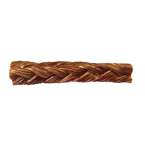 Red Barn Braided Bully Sticks Natural Dog Chews - 5 Inches - Small / Medium -16 Count  