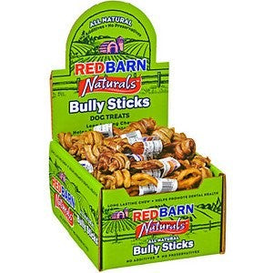 Red Barn Bully Barbell Natural Dog Chews - Case of 50  