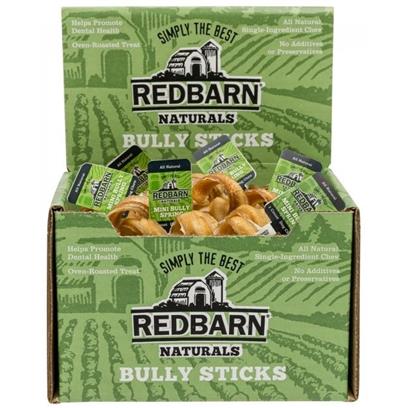 Red Barn Bully Barbell Natural Dog Chews - Mini - 75 Count  