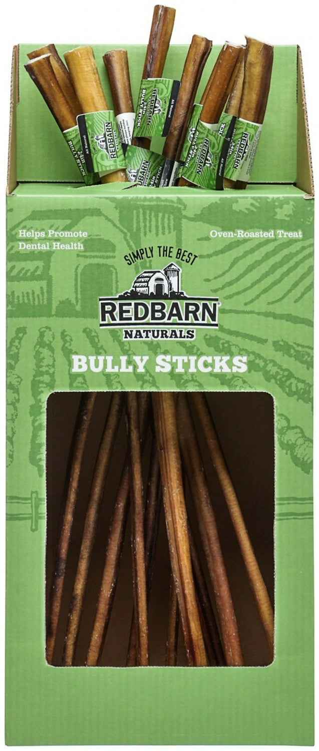 Red Barn Bully Stick Natural Dog Chews - 24 Inches - 25 Count  