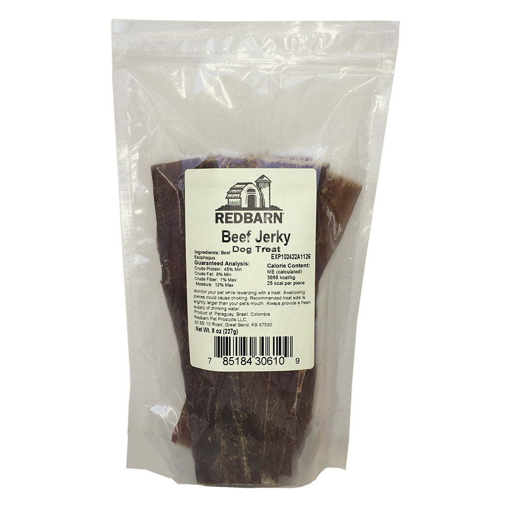 Red Barn Dog Jerky Grain-Free Beef Jerky Dog Treats - .5 lbs  