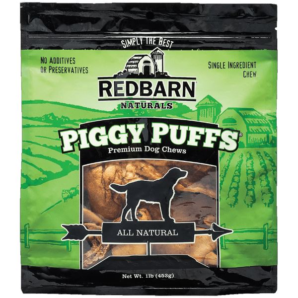 Red Barn Piggy Puffs Natural Dog Chews -16  