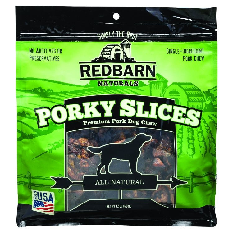 Red Barn Porky Slices Natural Dog Chews - 1.5 lbs  