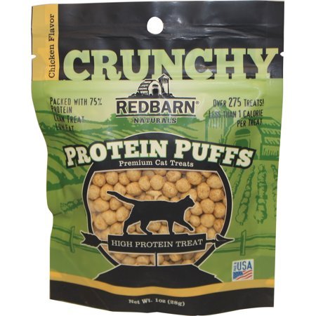 Red Barn Protein Puffs Chicken Crunchy Cat Treats - 1 Oz  