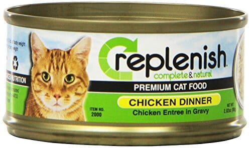 Replenish Grain-Free Canned Cat Food Canned Cat Food - Chicken - 2.8 Oz - Case of 24  