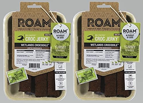 Roam Croc Jerky Dog Jerkey Treats - 5 oz Box