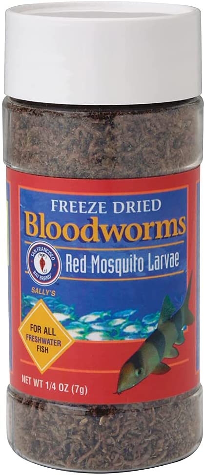 San Francisco Bay Brand Freeze Dried Bloodworms - 0.25 oz