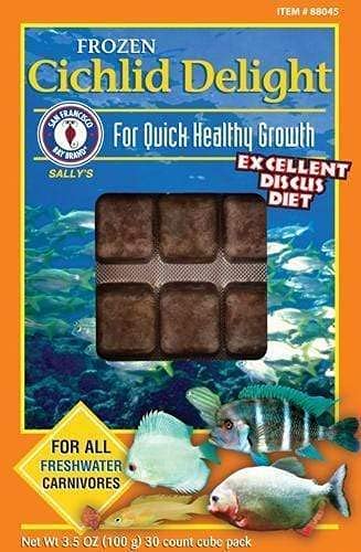 San Francisco Bay Brand Frozen Cichlid Delight - 30 Cubes - 3.5 oz  