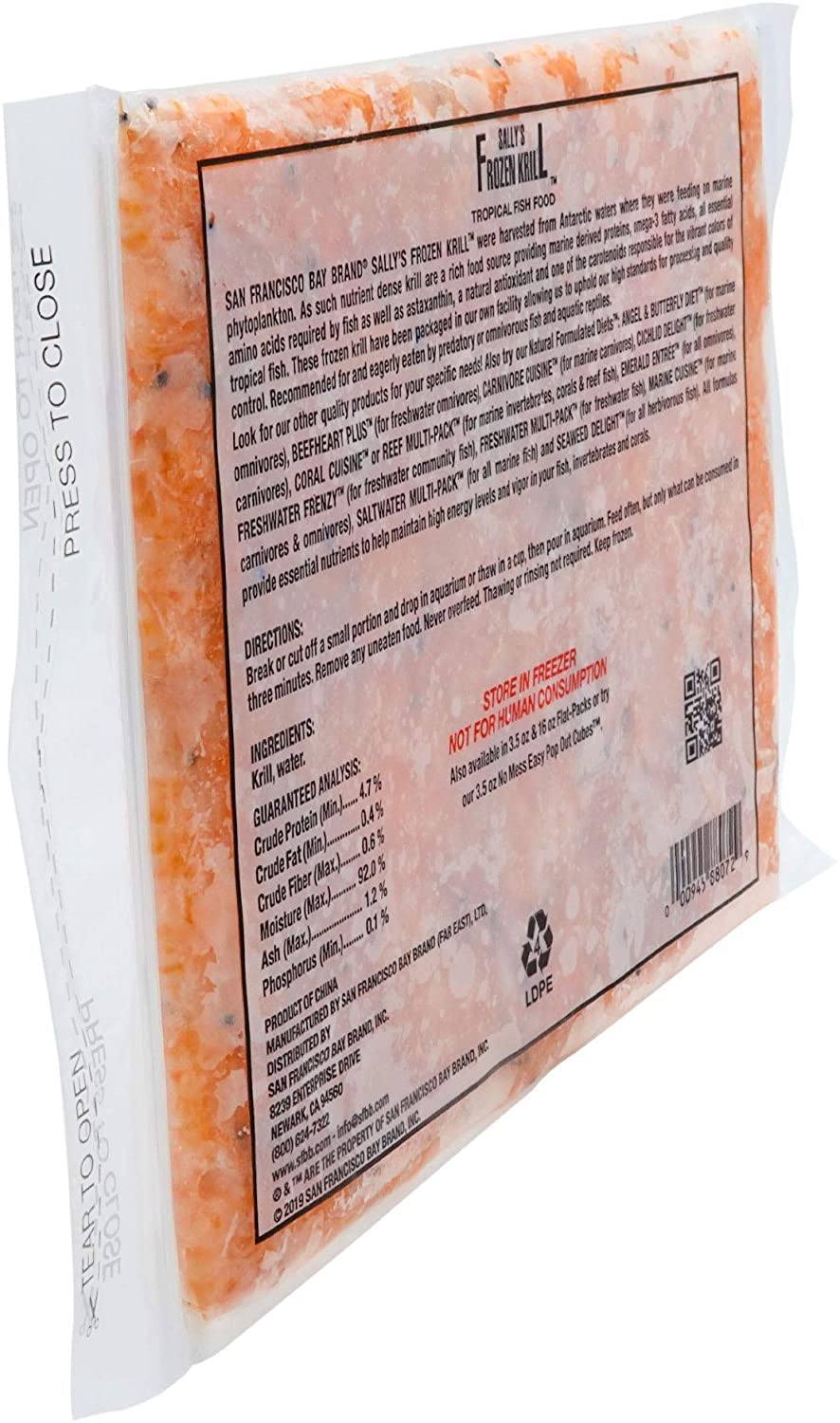 San Francisco Bay Brand Frozen Krill - 8 oz  